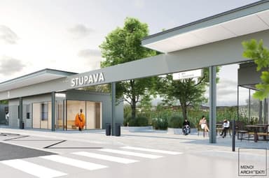 V Stupave vyrastie moderný prestupný terminál. Projekt za viac ako päť miliónov zmení autobusovú stanicu