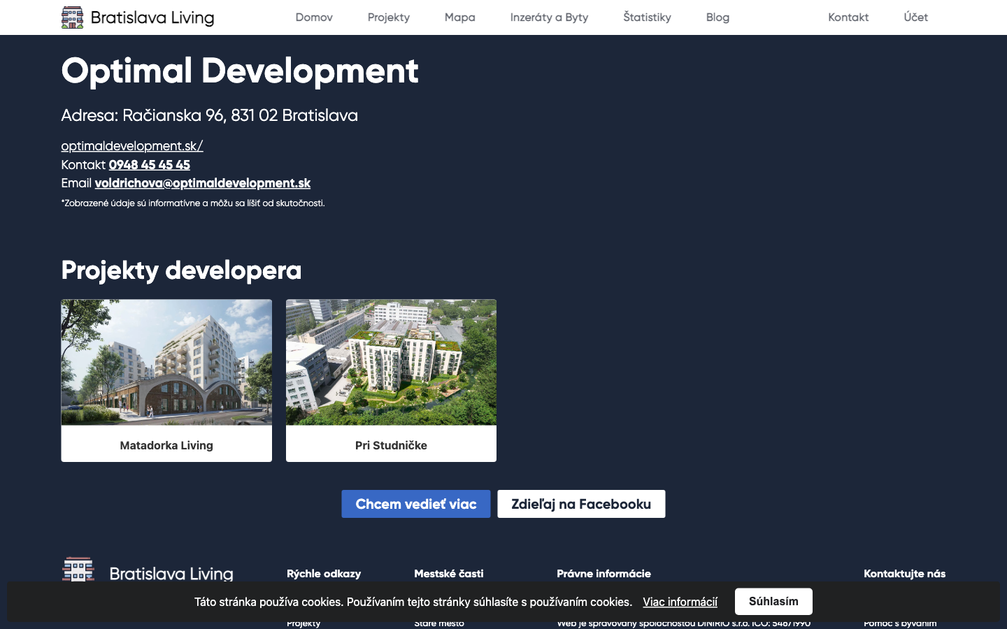 Optimum Development Optimal Development - Developer v Bratislave | Projekty a Novostavby
